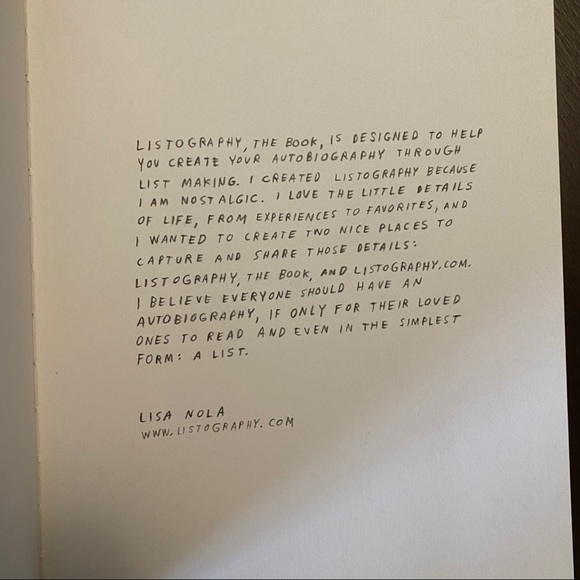 Listography Your Life in Lists book brand new - Picture 4 of 12